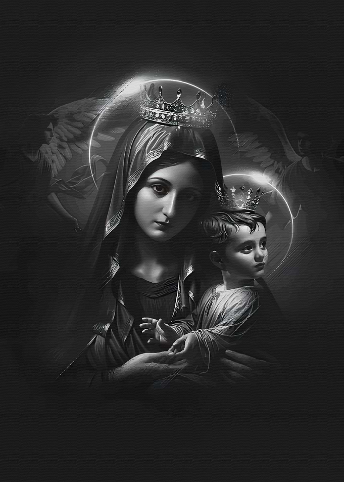 Madonna and Child Religious Portrait