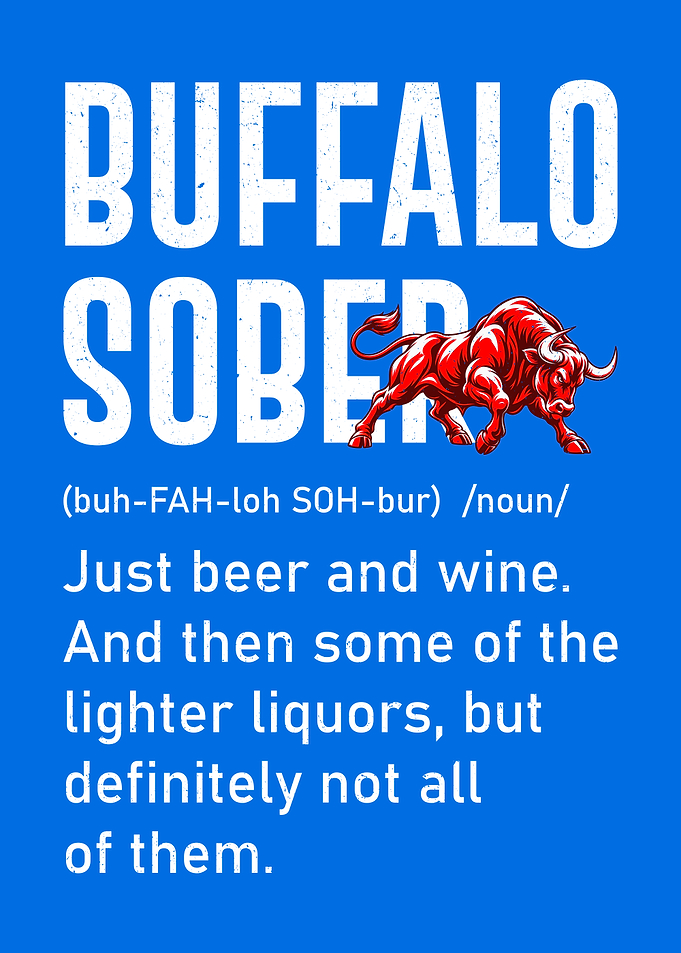 Buffalo Sober Definition Graphic