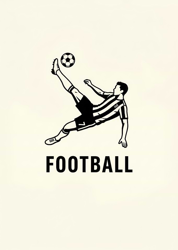 Cristiano Ronaldo Bicycle Kick Poster