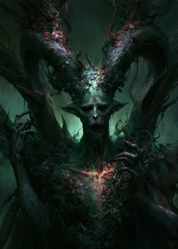 Dark Forest Demon Entity