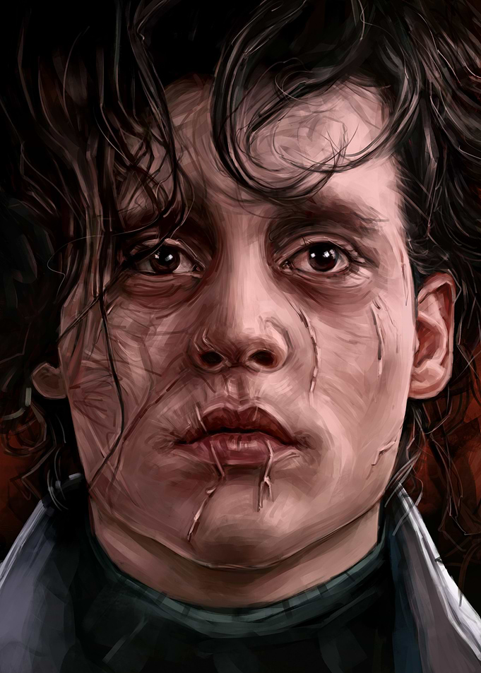 Edward Scissorhands Portrait