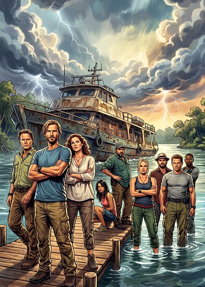 Cast of Lost on the Dock