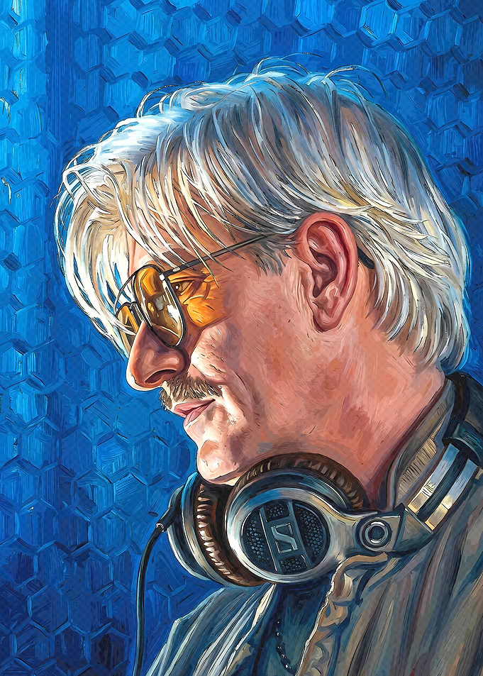 Portrait of a DJ with Headphones