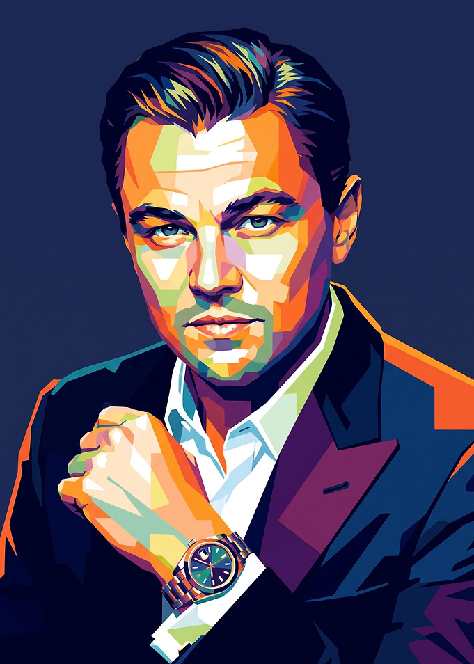 Leonardo DiCaprio Portrait Illustration