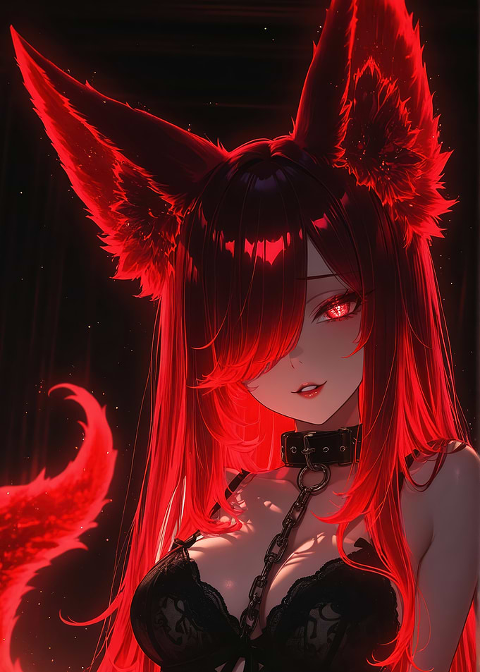 Red-Haired Anime Fox Girl