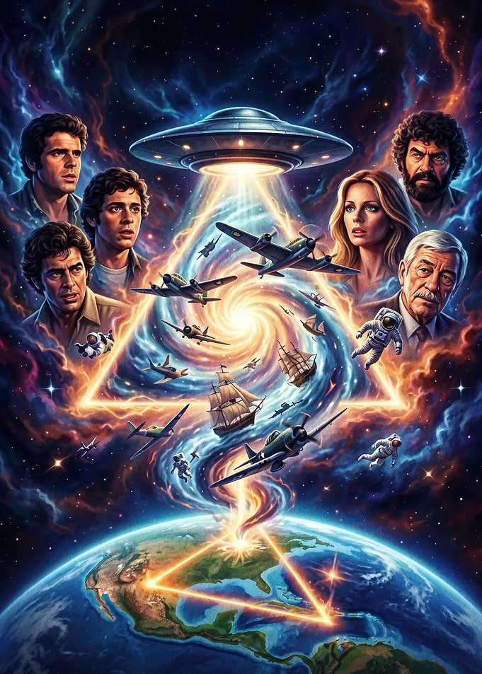 Bermuda Triangle UFO Mystery Poster