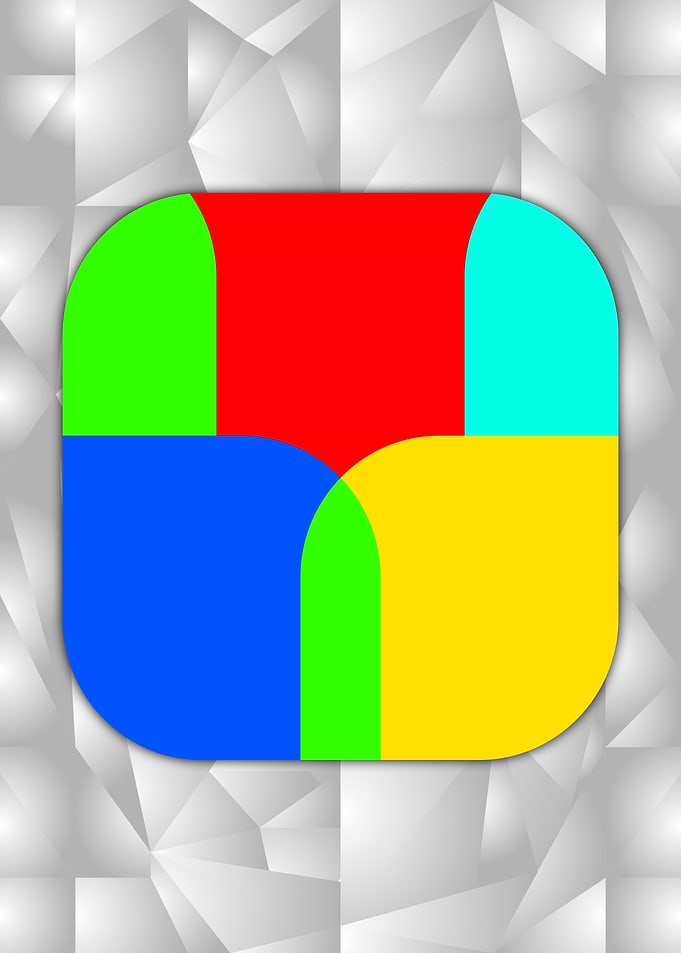 Colorful Abstract Rounded Square Icon