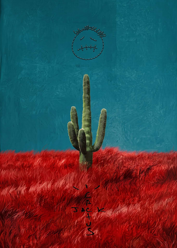 Travis Scott Cactus Jack Portrait