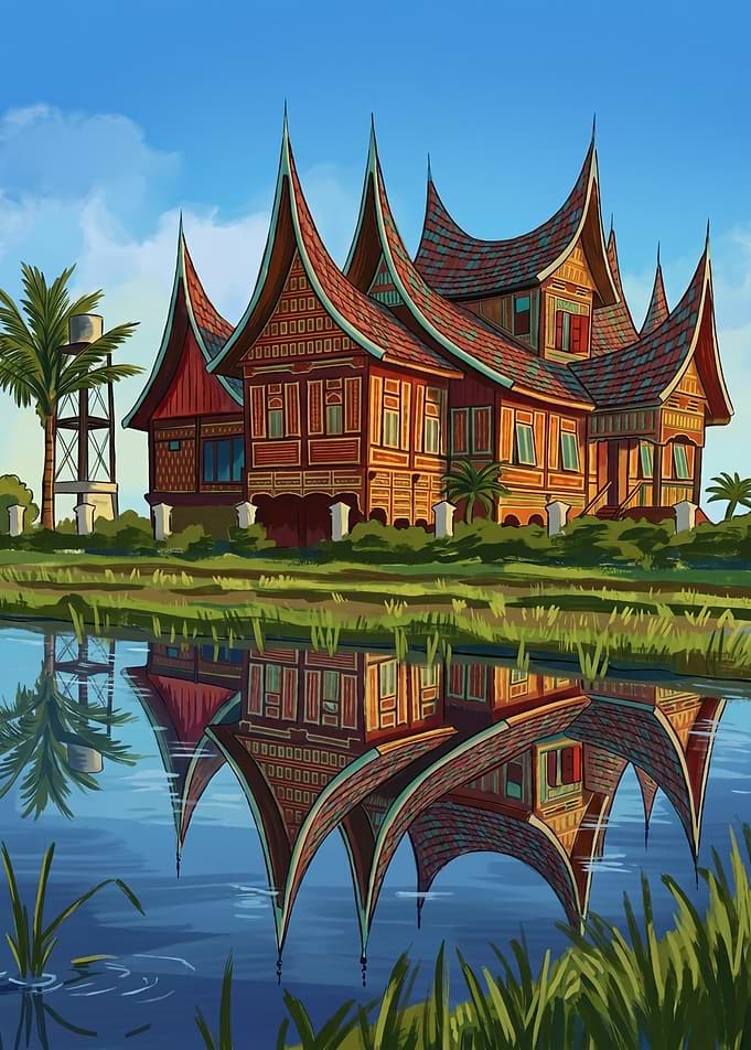 Traditional Minangkabau House