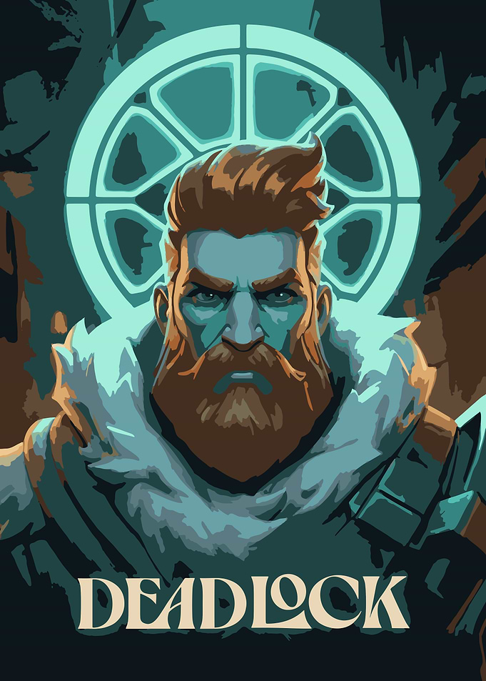 Deadlock Game Character Portrait Poster