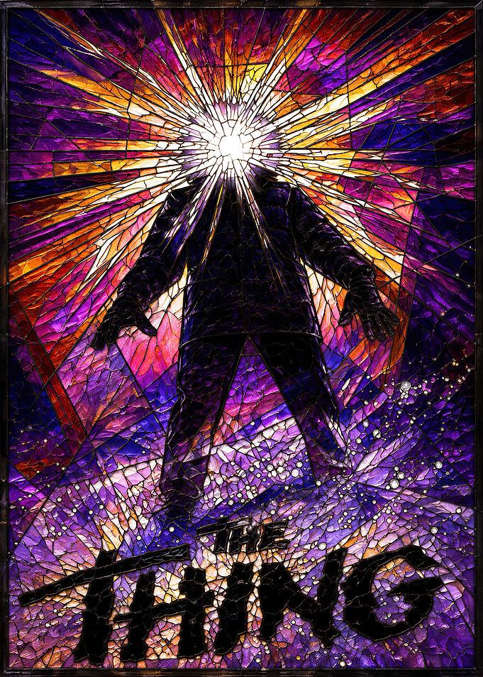 The Thing Stained Glass Poster