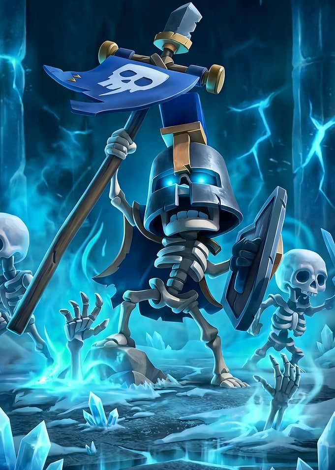 Clash Royale Skeleton Guard Character Art