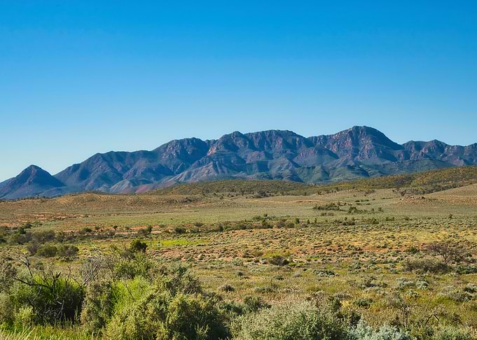 Rugged Australian Outback Mountain Landscape