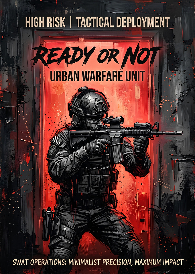 Ready or Not Tactical SWAT Poster