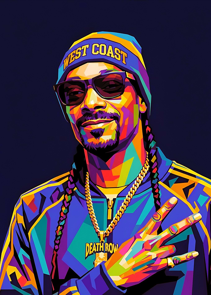 Snoop Dogg Pop Art Portrait