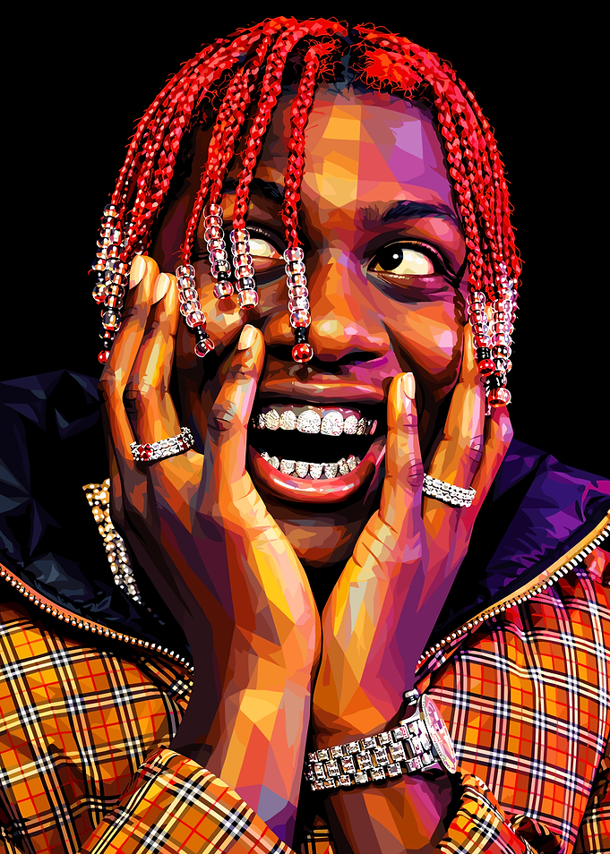 Lil Yachty Low Poly Portrait