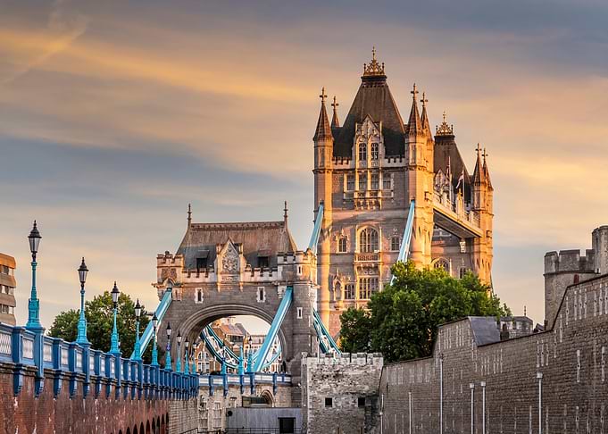 Tower Bridge in evening light