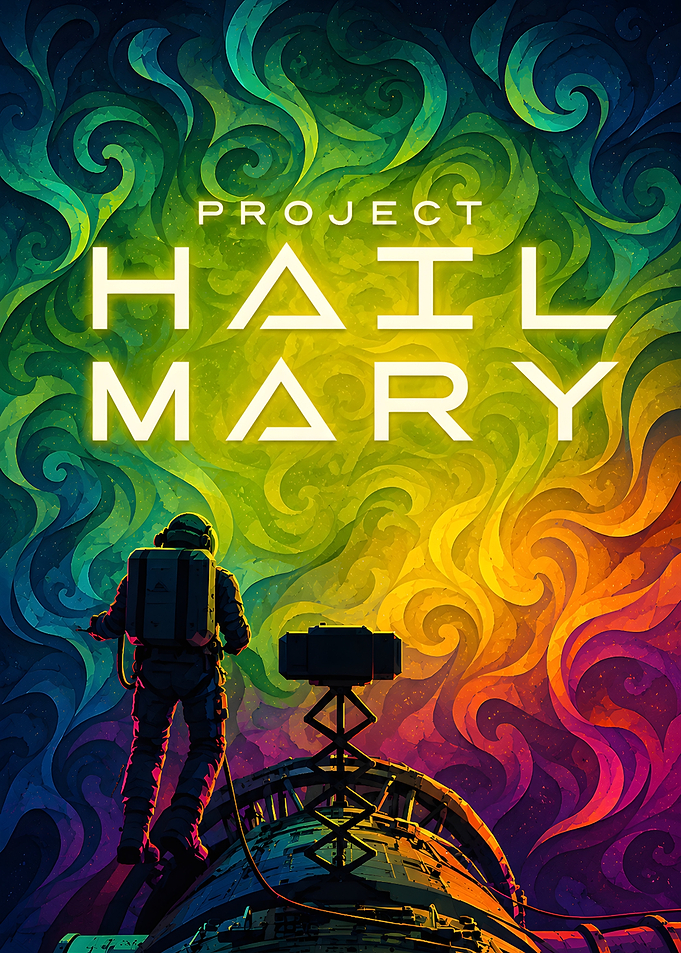 Project Hail Mary Space Poster