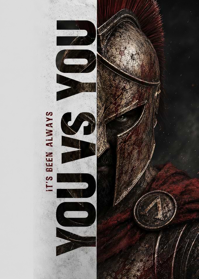 Spartan Warrior Motivational Poster