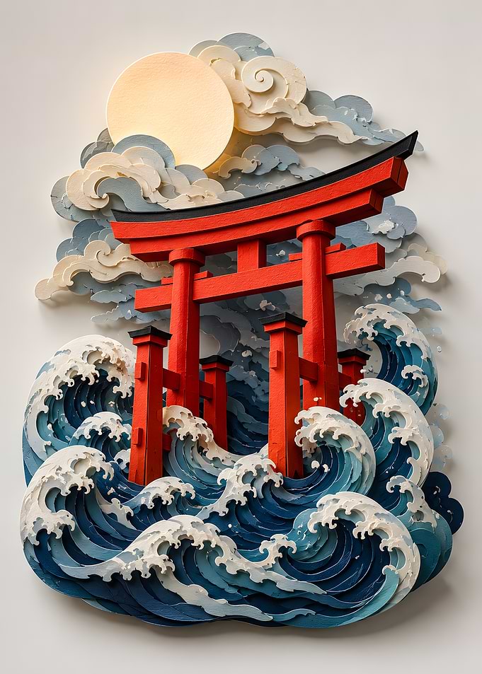 Floating Torii Gate