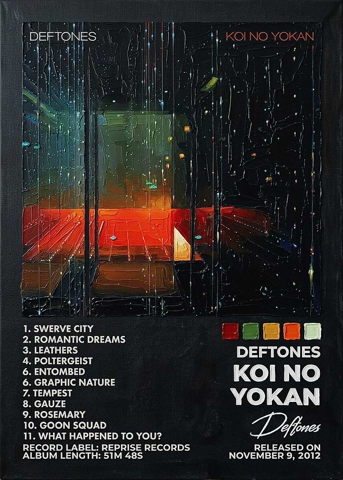 Deftones Koi No Yokan Album Poster