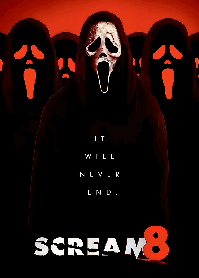 Scream 8 Horror Movie Poster