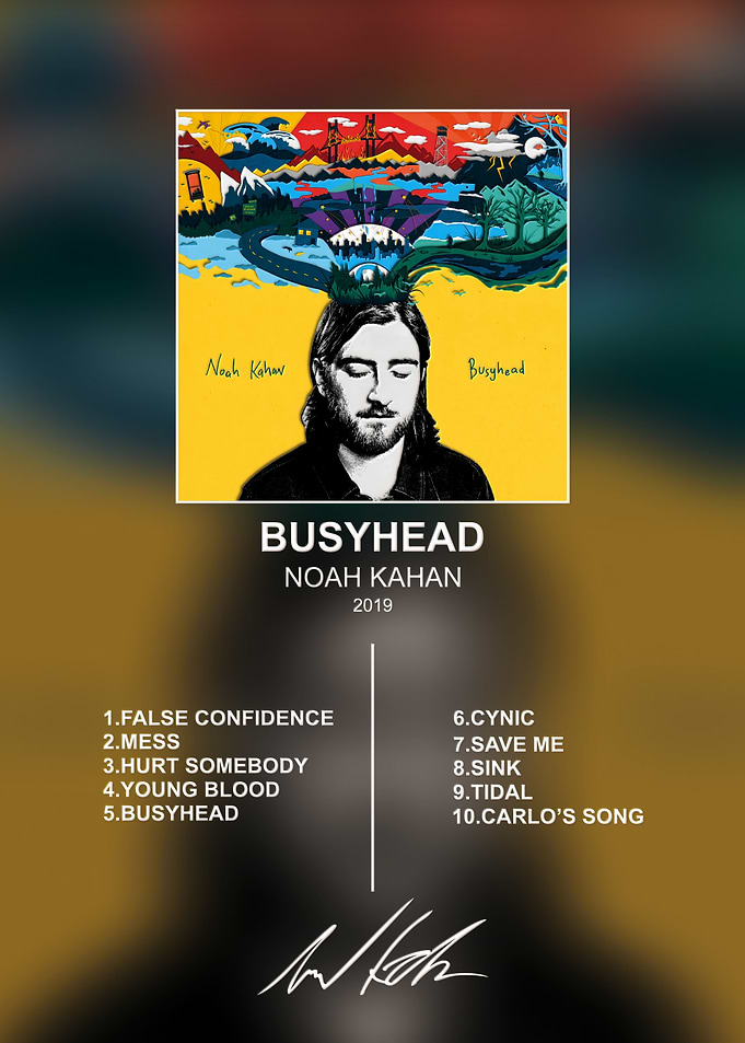 Noah Kahan Busyhead Album Poster