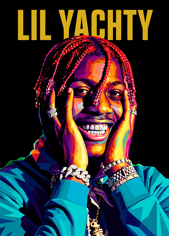 Lil Yachty Pop Art Portrait