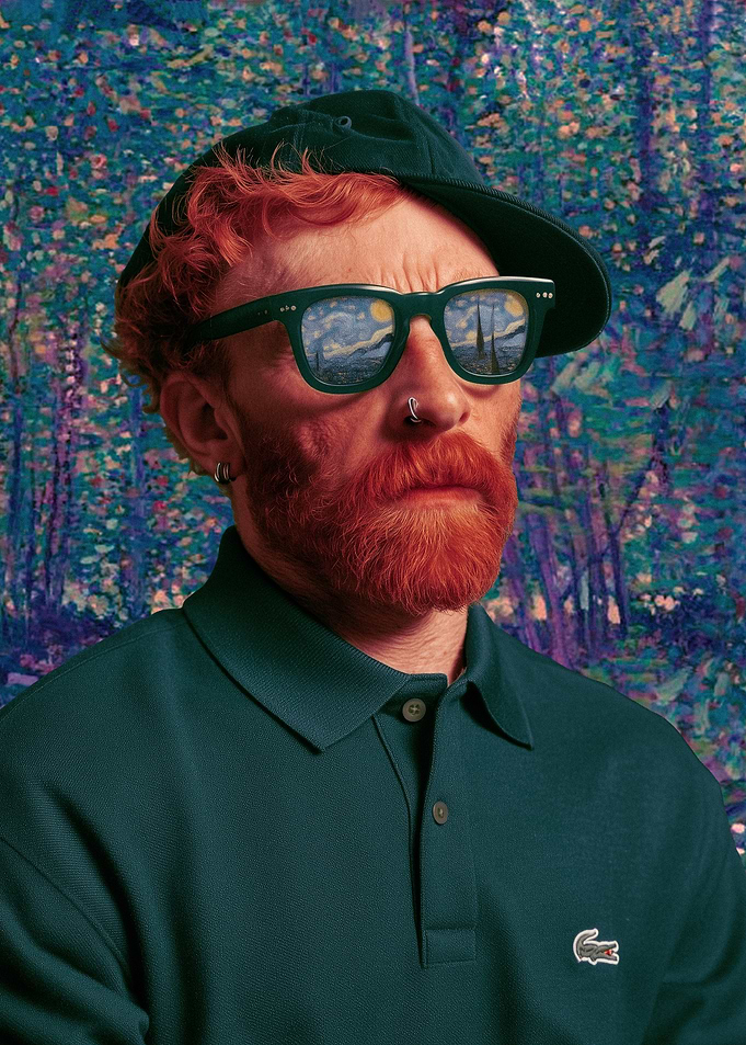 Modern Vincent van Gogh Portrait