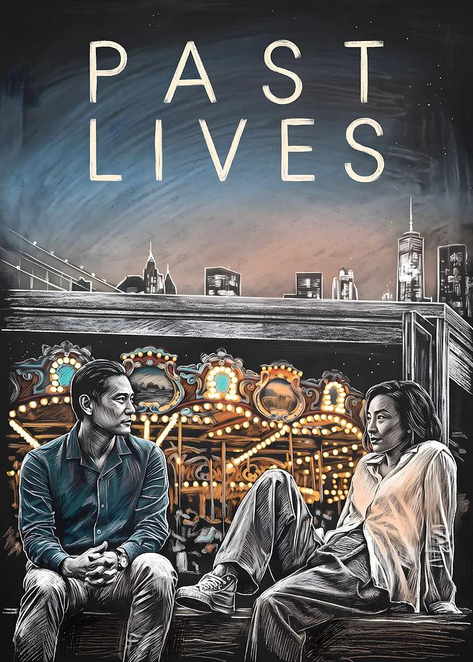 Past Lives Movie Poster Art