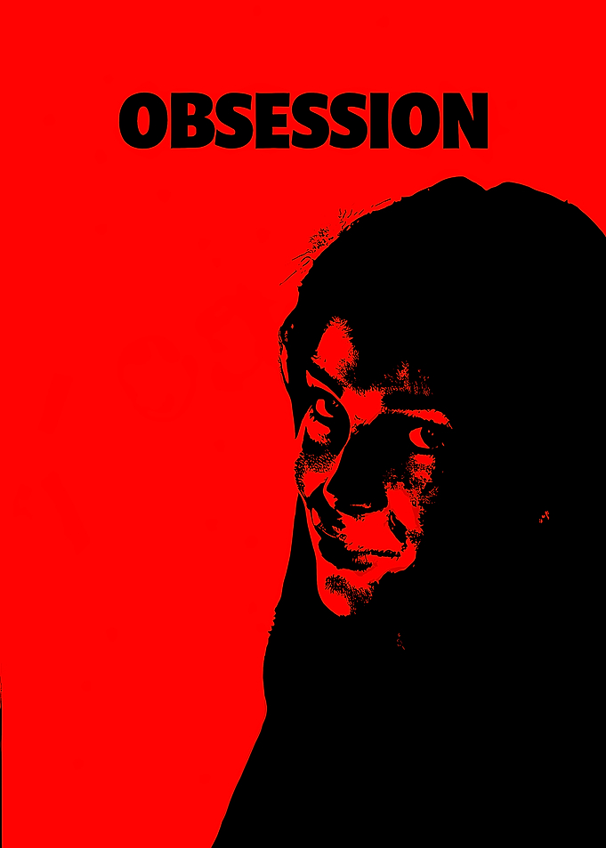 Obsession Red and Black Poster