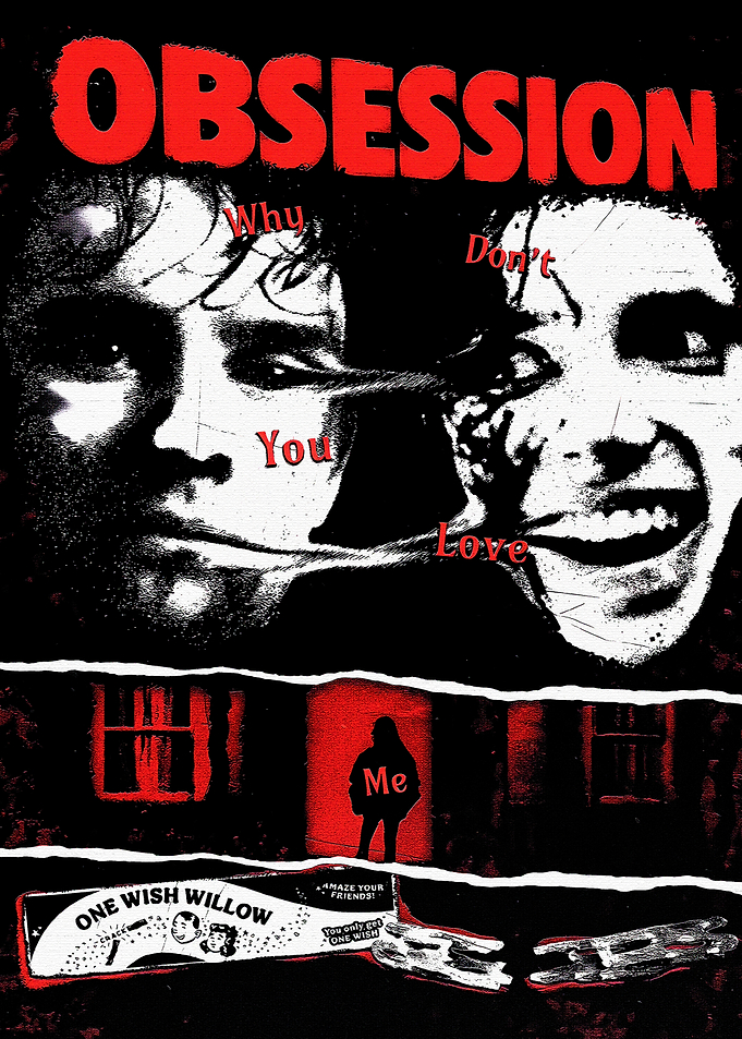 Obsession Horror Movie Style Poster