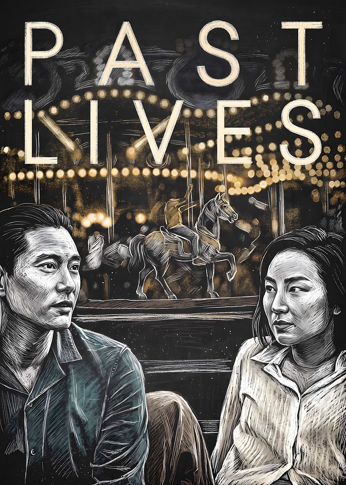Past Lives Movie Poster Art