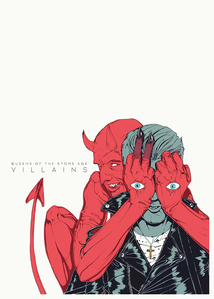 Queens of the Stone Age Villains Poster