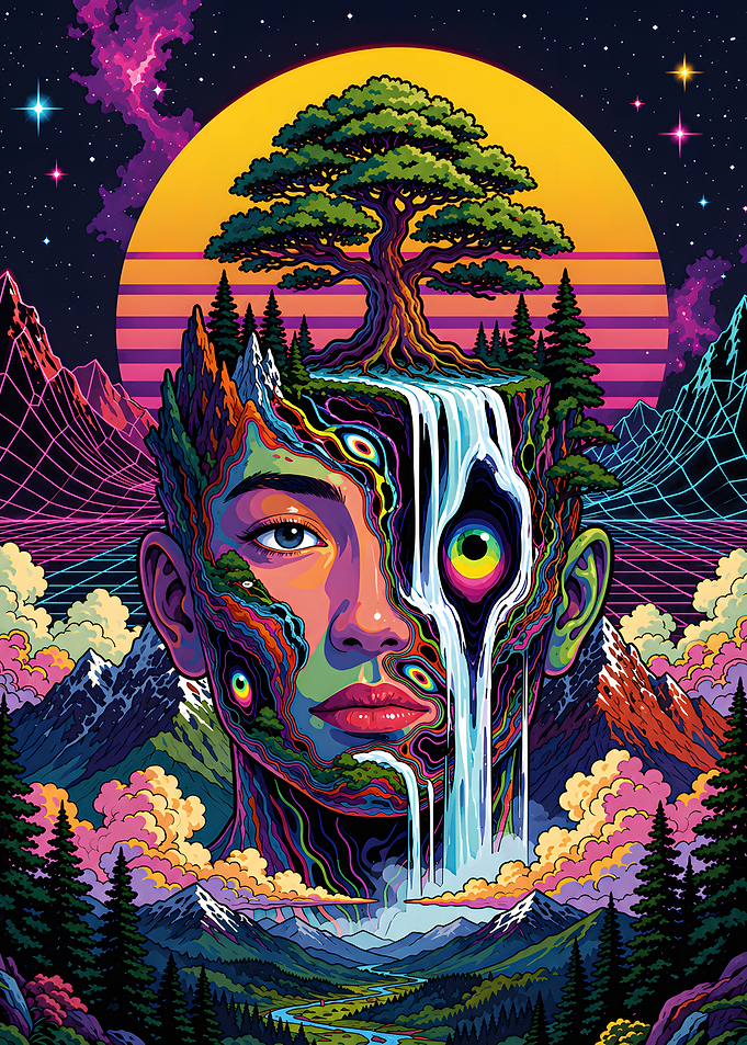 Surreal Nature Spirit Portrait
