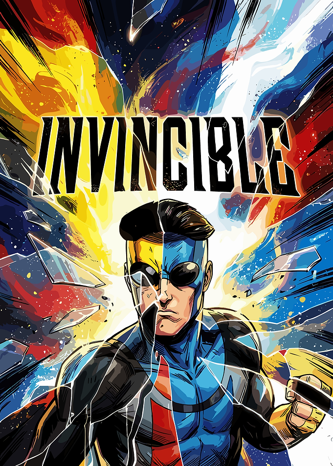 Invincible Comic Book Poster Art