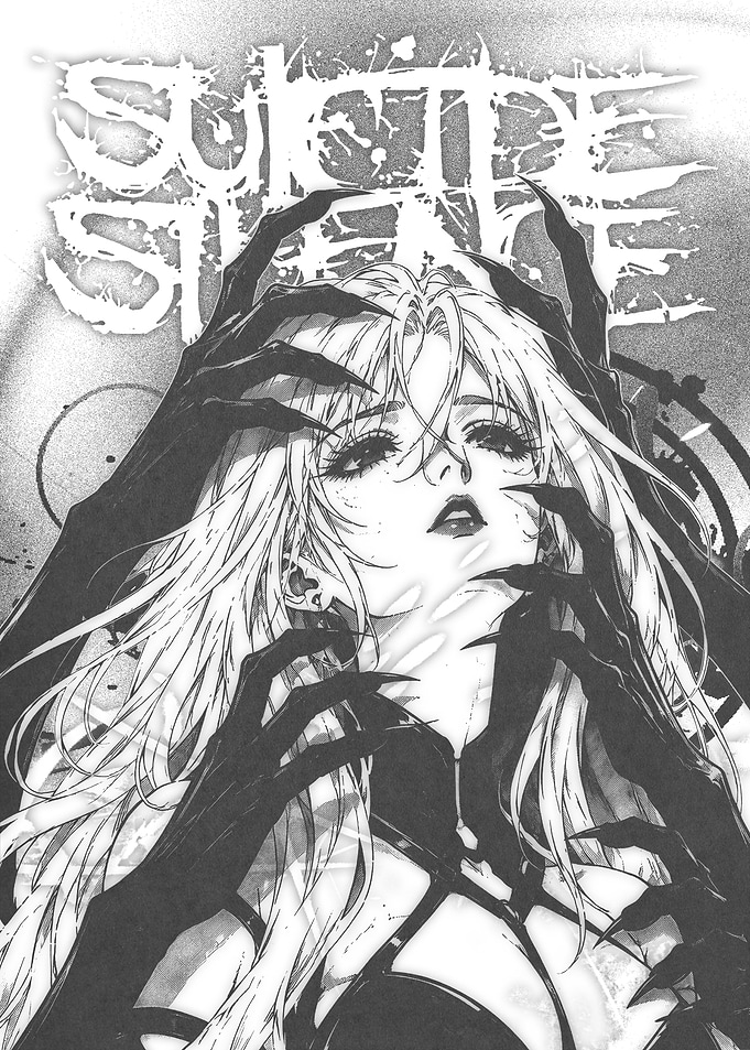 Suicide Silence Anime Style Fan Art