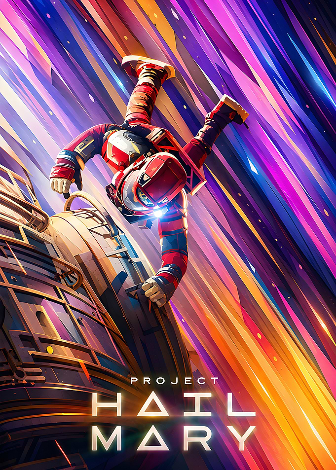 Project Hail Mary Astronaut Poster