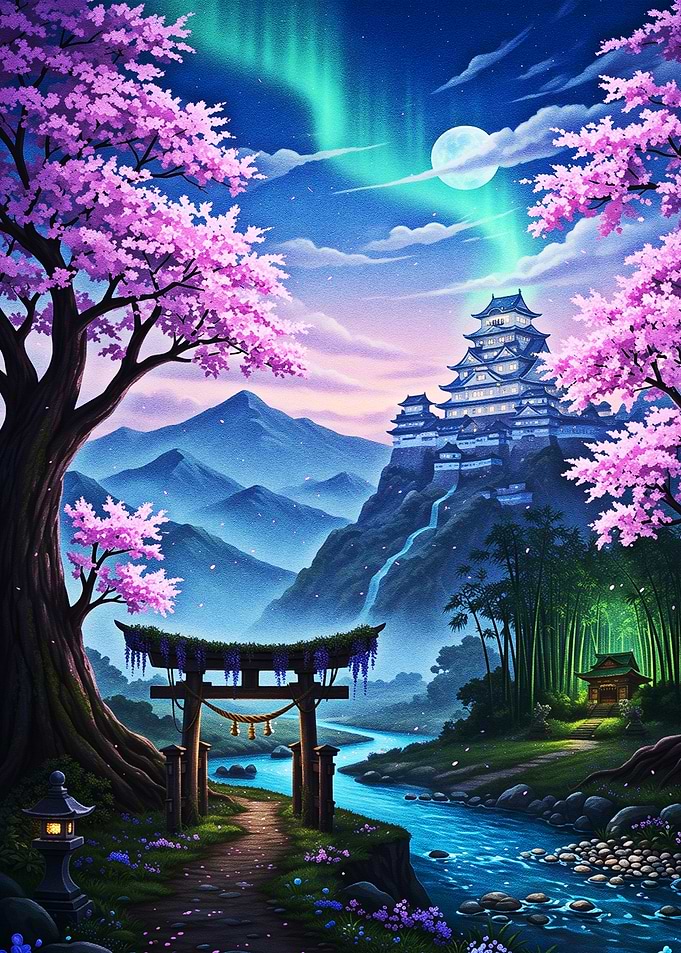 Aurora Cherry Blossom Castle