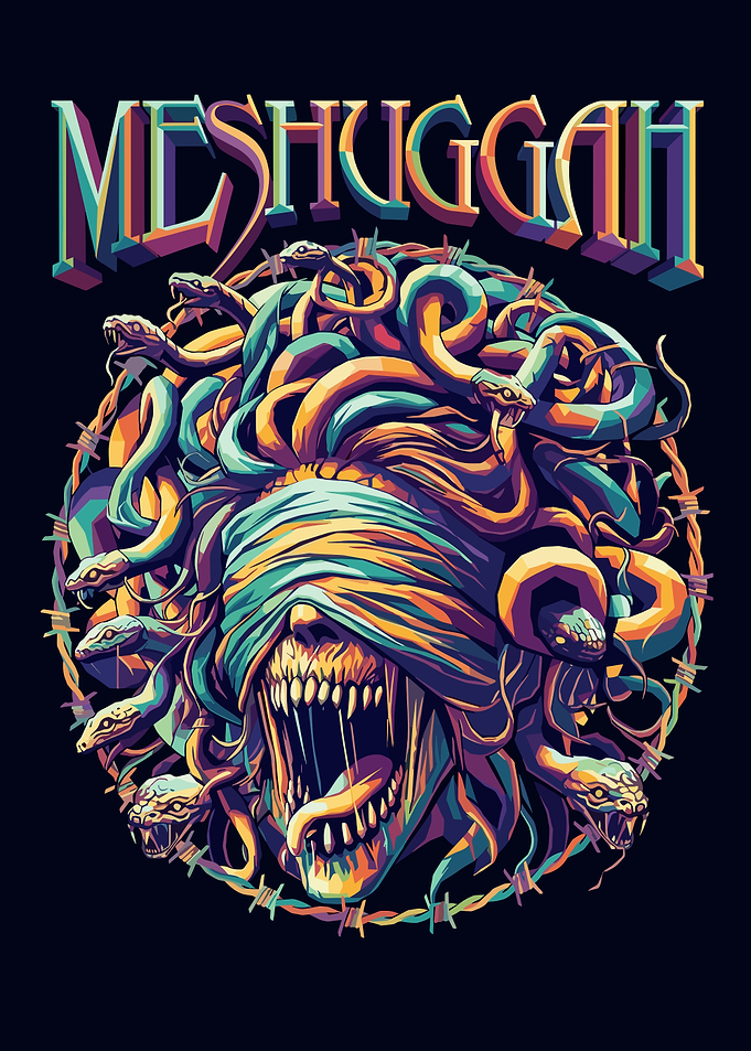 Meshuggah Medusa Band Graphic Art