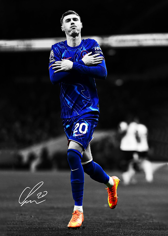 Cole Palmer Celebration Poster