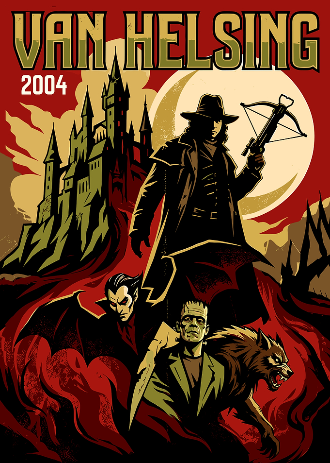 Van Helsing 2004 Movie Poster Art