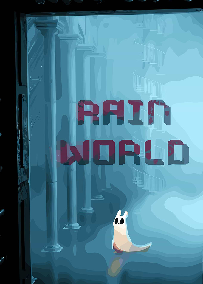 Rain World Slugcat Poster