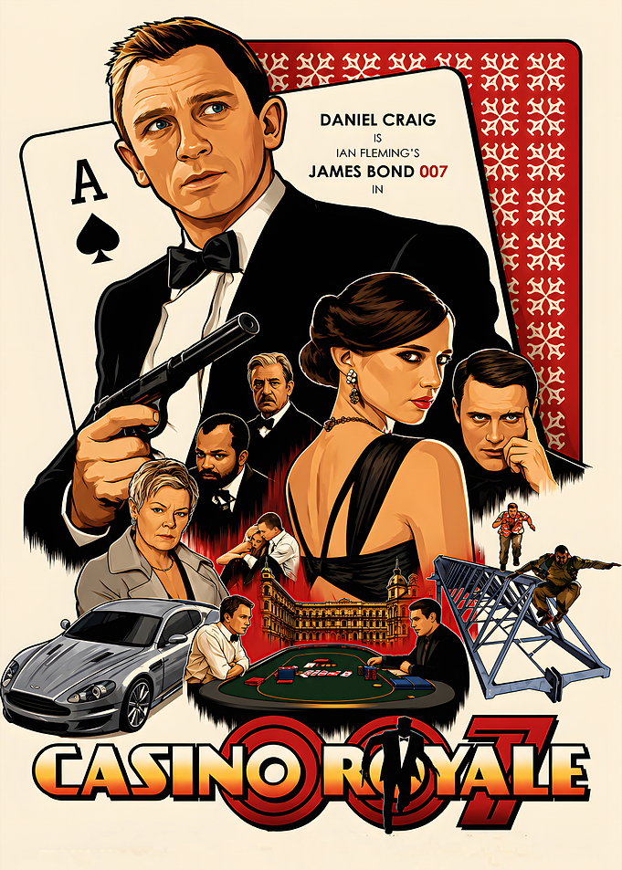 Casino Royale Movie Poster Art