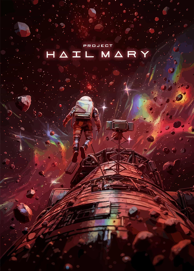 Project Hail Mary Space Poster