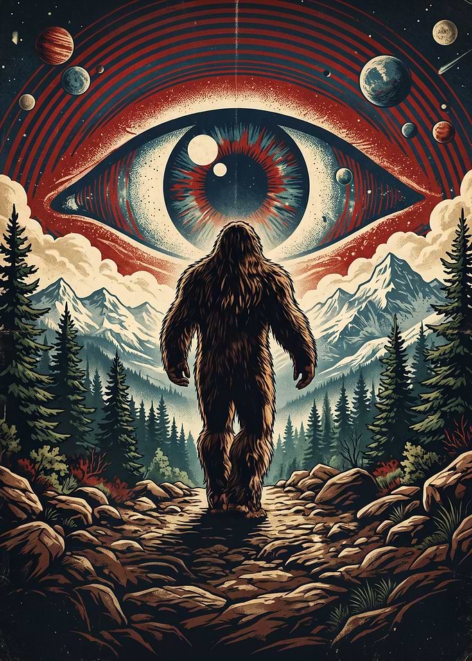 Bigfoot Under the Cosmic Eye