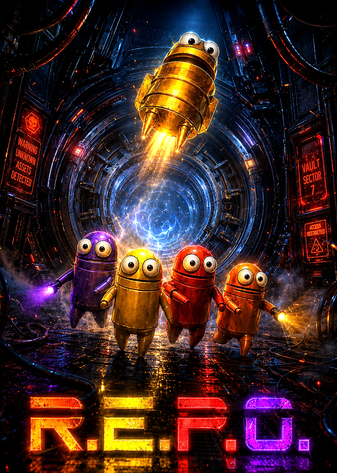 R.E.P.O. Sci-Fi Robot Poster