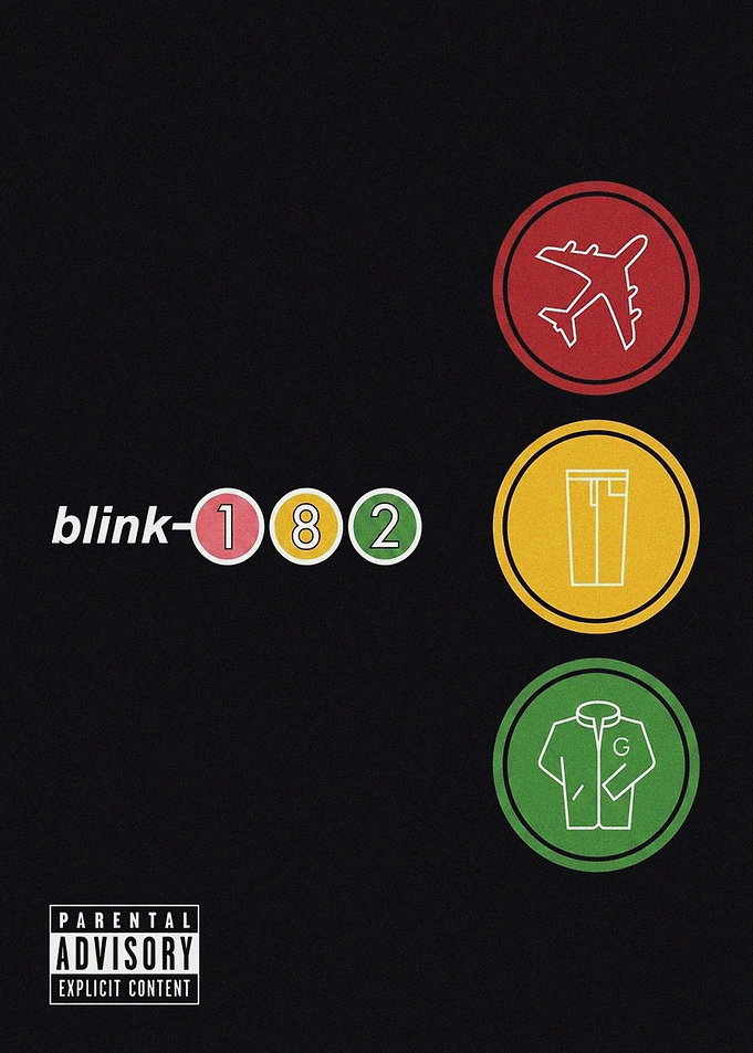 Blink-182 Minimalist Graphic Poster