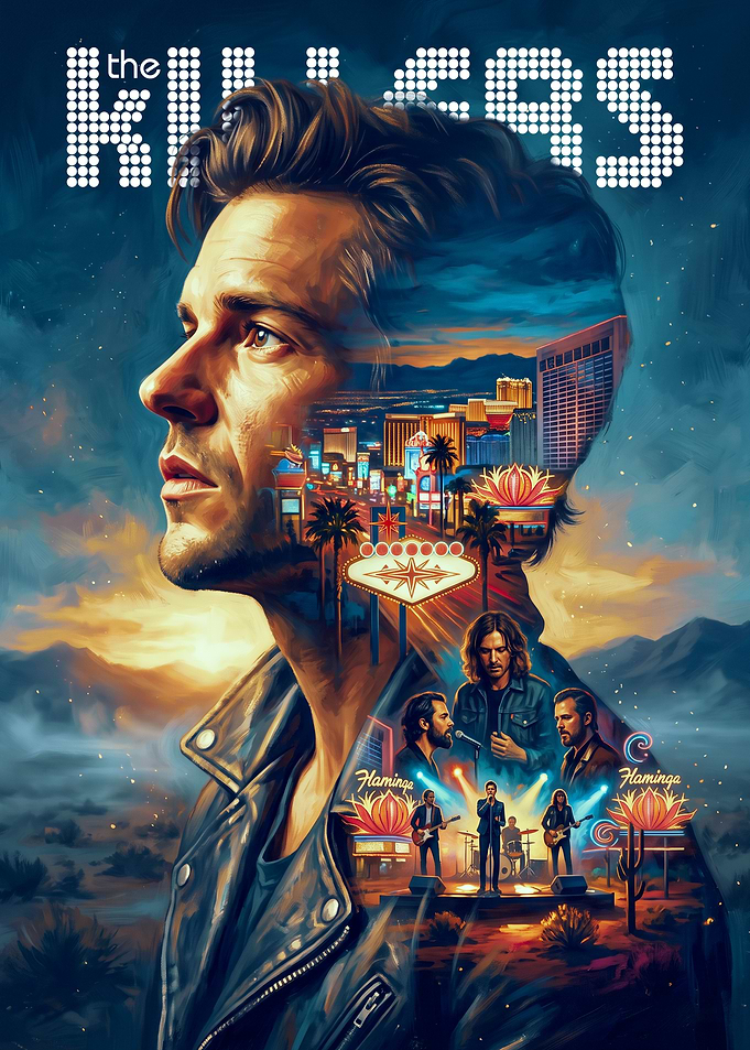 The Killers Las Vegas Tribute Art