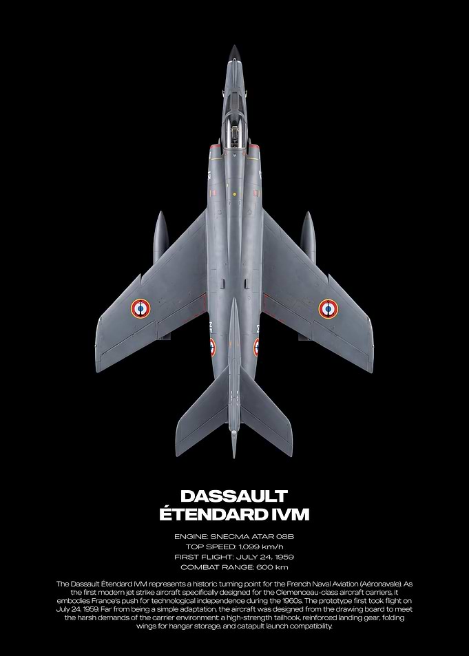 Dassault Étendard IVM Technical Poster